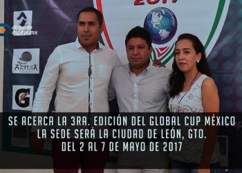 Pesentan la 3ra. edición del Global Cup México