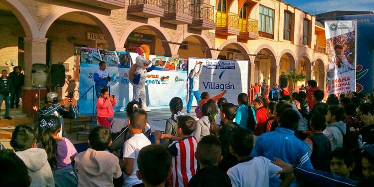 Villagrán recibe la Semana Nacional de la Actividad Física y Deporte