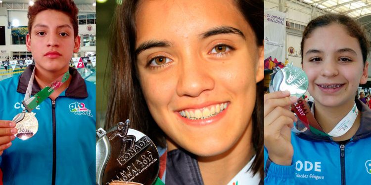 Cierra Guanajuato con 24 medallas en la natación de Olimpiada Nacional