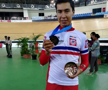 #NiñoDeOro Ignacio Prado, campeón panamericano de pista en ómnium