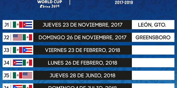 Así buscará México su clasificación a China 2019