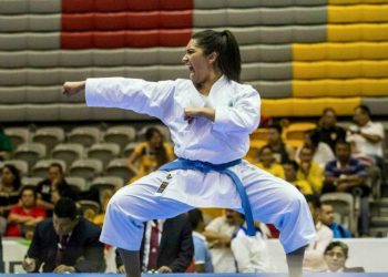 Termina participación de Cinthia de la Rúe en Mundial Senior de Karate en Madrid