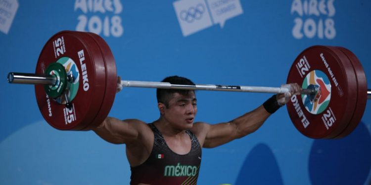 Mauricio Canul obtiene bronce para México en halterofilia en Buenos Aires 2018
