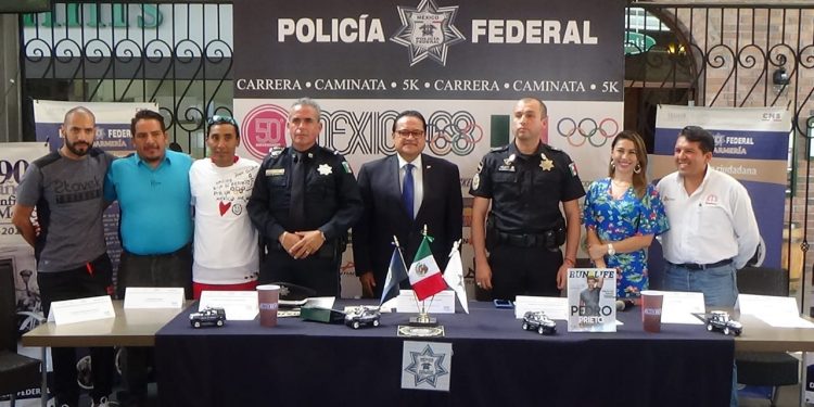 Realiza Policía Federal de México caminata y carrera recreativa en el país