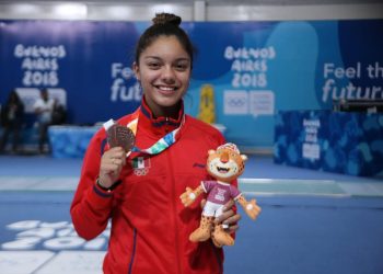 Natalia Botello se corona en el Campeonato Nacional de Esgrima