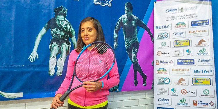 Celayense Mara García, representa a México en torneo de tenis en Abu Dabi