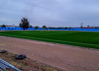 Así luce la nueva cancha de futbol en Guanajuato Capital