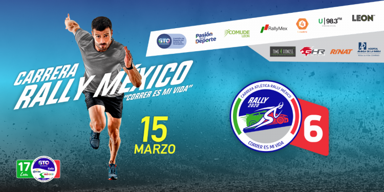 Ya preparan la sexta edición de la Carrera Atlética Rally México “Correr es mi vida”