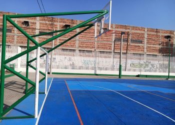Entregan rehabilitación de mini deportiva Satélite