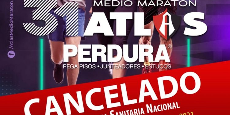 Cancelan la edición 31 del Medio Maratón Atlas