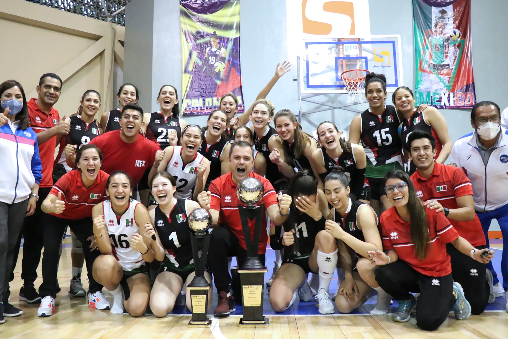 México gana la Copa Internacional Celaya 2021 de voleibol