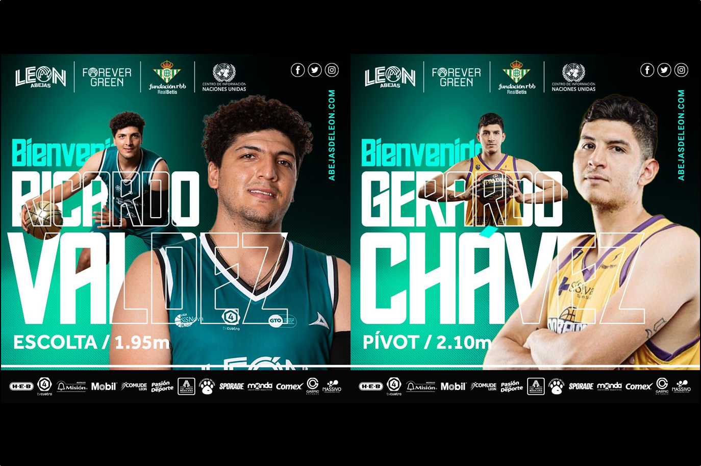 Confía Abejas en talento nacional con Ricardo Valdez y Gerardo Chávez