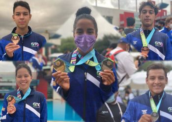 Aumenta cosecha de medallas para Guanajuato en natación
