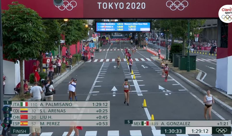 Alegna González brilla en su debut olímpico con quinto lugar en marcha 20 km