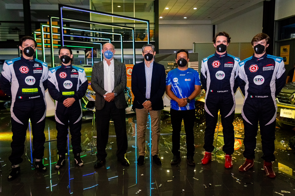 Presentan la escudería TV4 Guanajuato