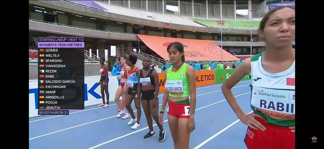 Sabrina Salcedo cerca del top ten en Mundial de Atletismo Sub20