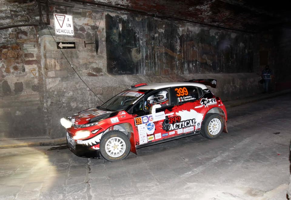 Aventaja Ricardo Cordero en la arrancada del NACAM Rally Guanajuato