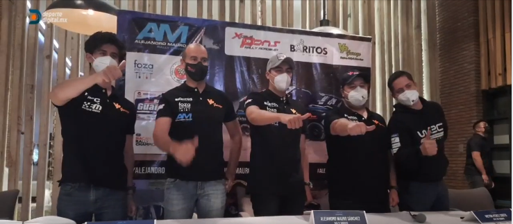 Alejandro Mauro corre el Rally Guanajuato rumbo al WRC 2022