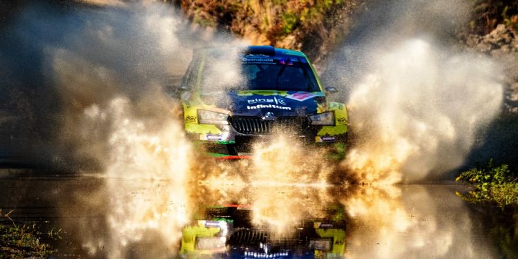Benito Guerra termina décimo en Campeonato Europeo de Rally