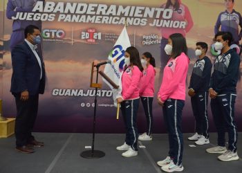Abanderan a guanajuatenses rumbo a los I Juegos Panamericanos Junior Cali 2021