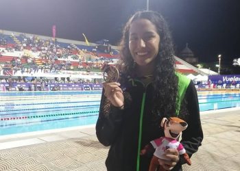 Celia Pulido suma un bronce más en la natación de Cali 2021