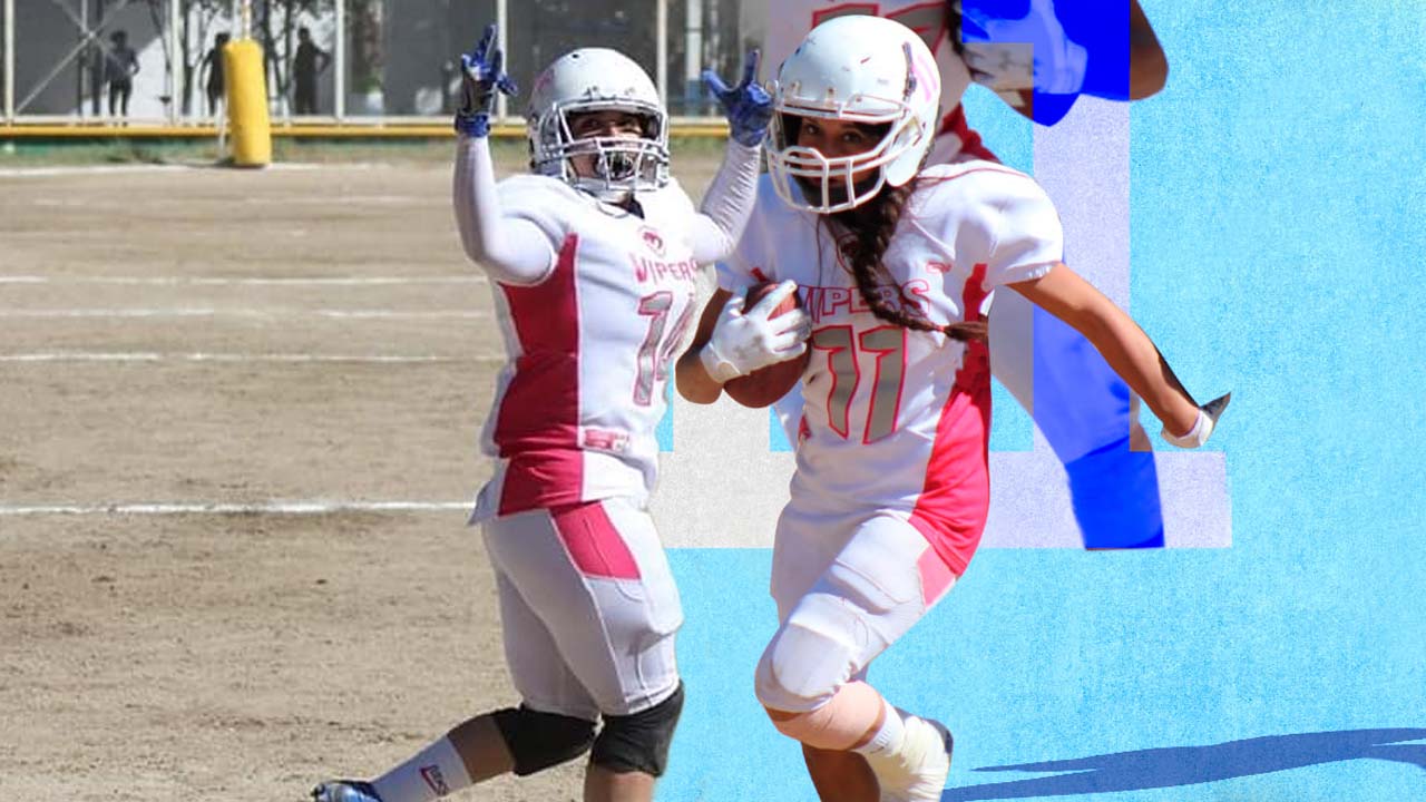 Van leonesas por Mundial de Futbol Americano Femenil Equipadas