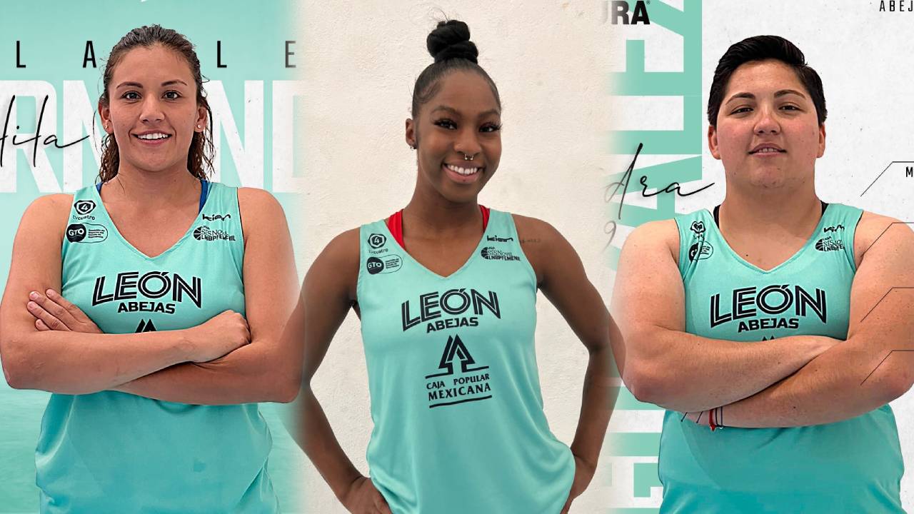 Llegan tres refuerzos de poder a Abejas de León Femenil