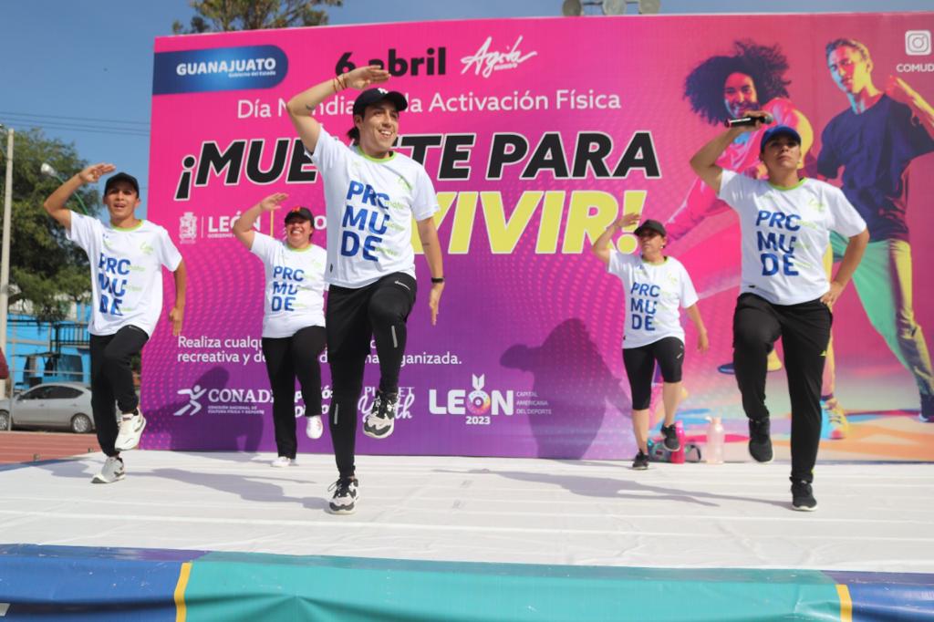 Reúnen a 70 mil en León en Día Mundial de la Actividad Física