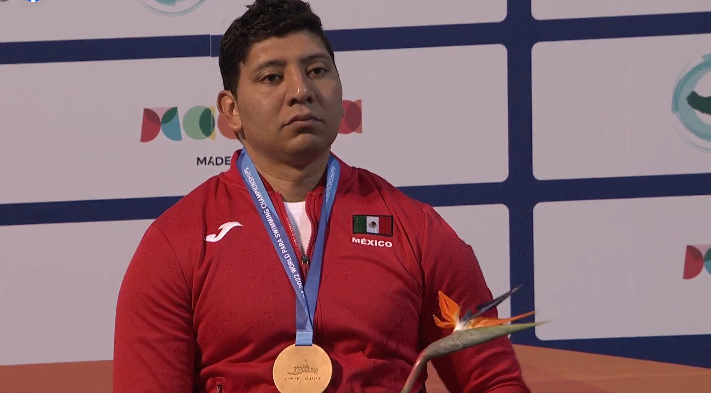 Suma Jesús Hernández su segundo oro en Mundial de Paranatación