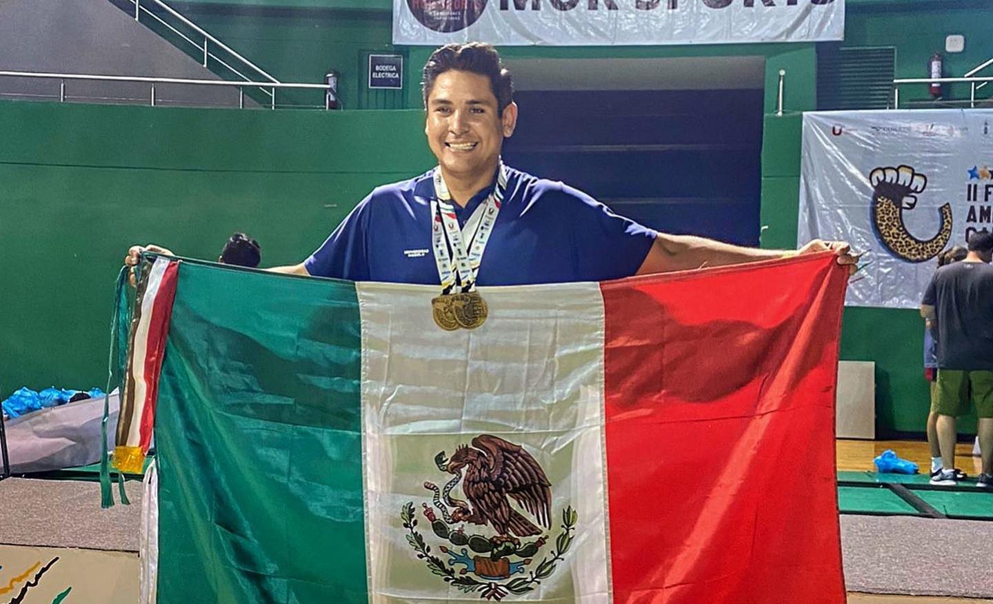 Jonathan Villegas y la Universidad Modelo se coronan en los FISU America Games