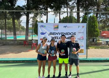 Triunfan celayenses Schtulmann Gasca en Tenis J5