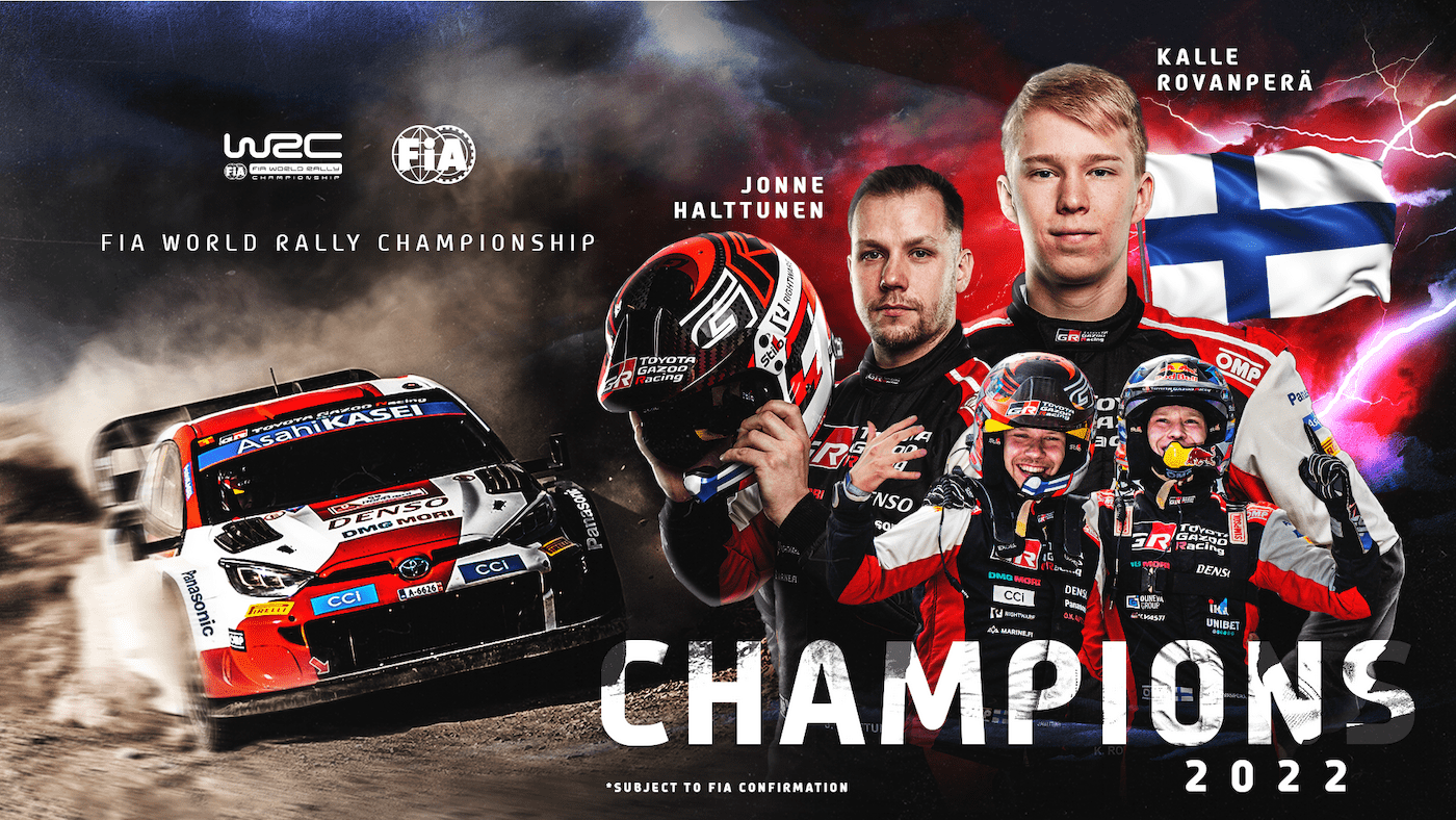 Kalle Rovanperä es virtual Campeón del Mundo del WRC 2022