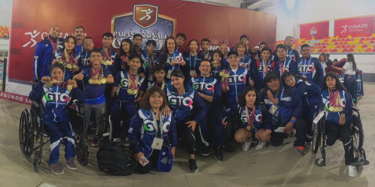 Termina Guanajuato con marca histórica de medallas en Paranatación de Paranacionales