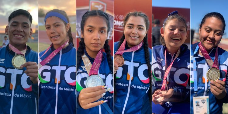 Guanajuato conquista 6 medallas en paratletismo CONADE