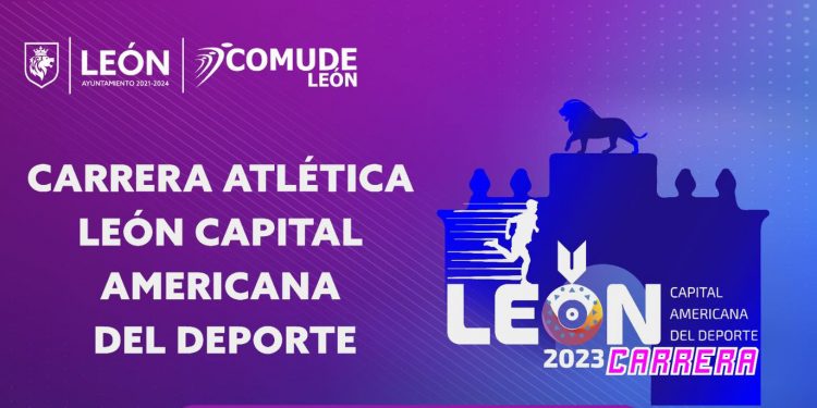 Abarrotan Carrera León Capital Americana del Deporte 2023