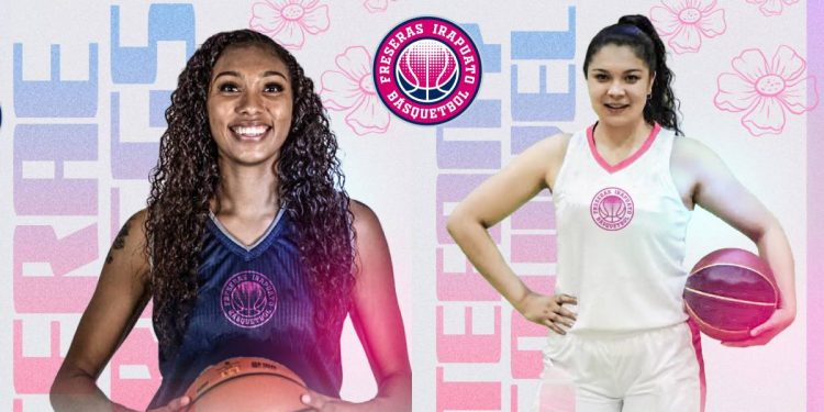 Terae Briggs y Fany Esquivel, nuevas jugadoras de Freseras de Irapuato