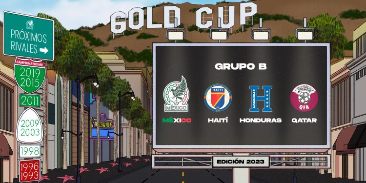 México tendrá como rivales a Haití, Honduras y Catar en la Copa Oro 2023