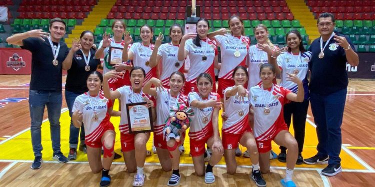 ¡Bronce para Guanajuato! Equipo femenil finaliza tercero en el Nacional de Basquetbol
