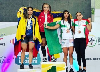 Joseline López sube al podio en el Panamericano de Halterofilia Sub 20