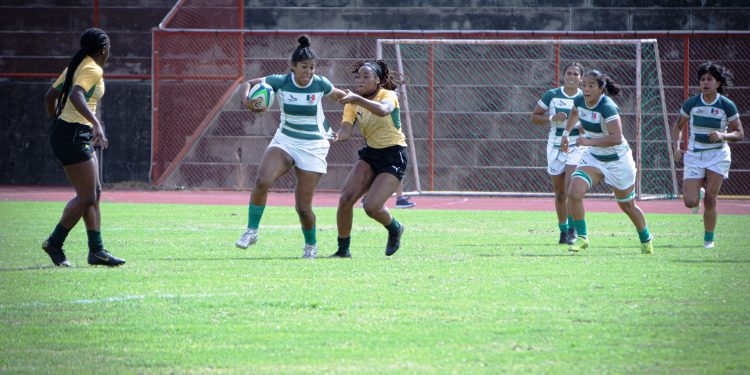 El equipo femenil de México comienza con fuerza en Rugby 7 en JCC 2023