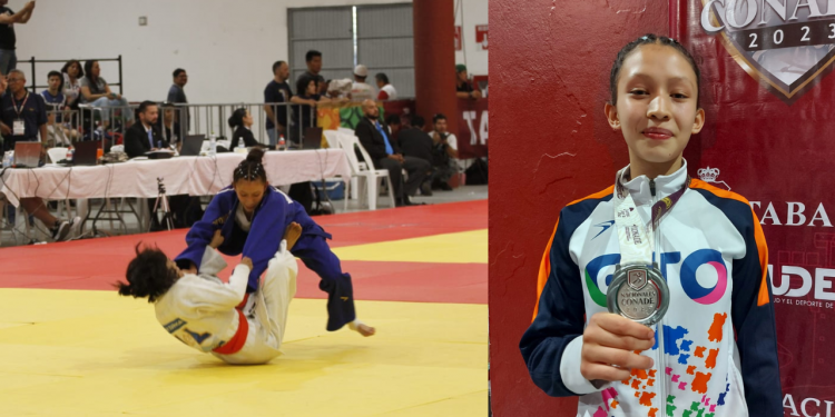 Camila Vega abre con plata, judo en los Juegos Nacionales CONADE