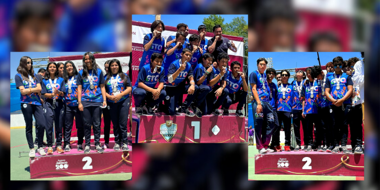 1 oro y 2 platas para Guanajuato en hockey in line, en los Nacionales CONADE 2023