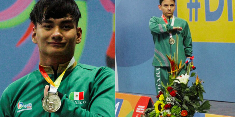 Jesús Alberto Gutiérrez y Ángel Camacho, en lo más alto del podio en los Parapanamericanos Juveniles 2023