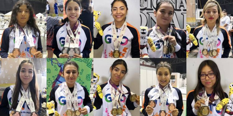 Llueven metales para Guanajuato en halterofilia femenil en JN
