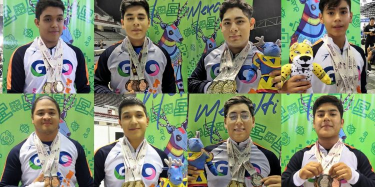 Cierra Guanajuato halterofilia varonil con 35 medallas totales