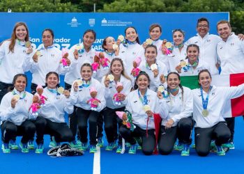 Guanajuatenses se llevan histórico oro con México en hockey sobre pasto femenil