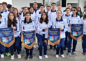 Abanderan a deportistas leoneses rumbo a los International Children’s Games