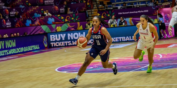 El título de la FIBA AmeriCup Femenina México 2023 será disputado por Brasil y Estados Unidos.