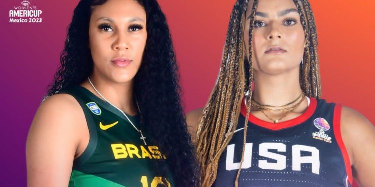 El título de la FIBA AmeriCup Femenina México 2023 será disputado por Brasil y Estados Unidos.