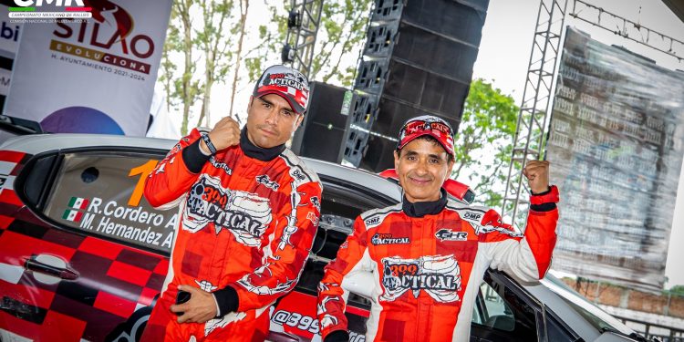 Ricardo Cordero, del GHR Motorsport, se corona en el Rally Silao 2023